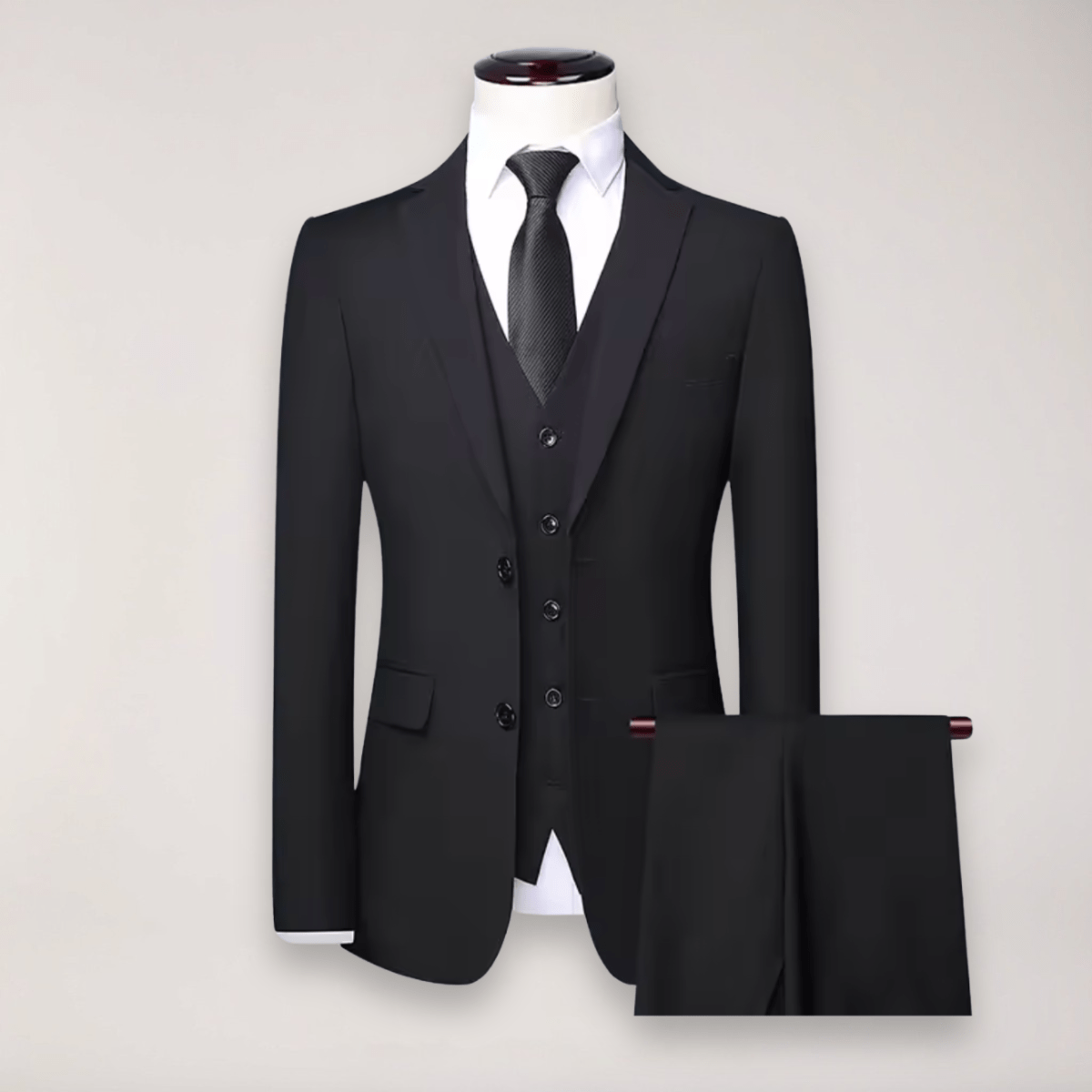 Primadon Herrenanzüge Schwarz / XS Adrian | Eleganter Herrenanzug für Hochzeit maßgeschneidert