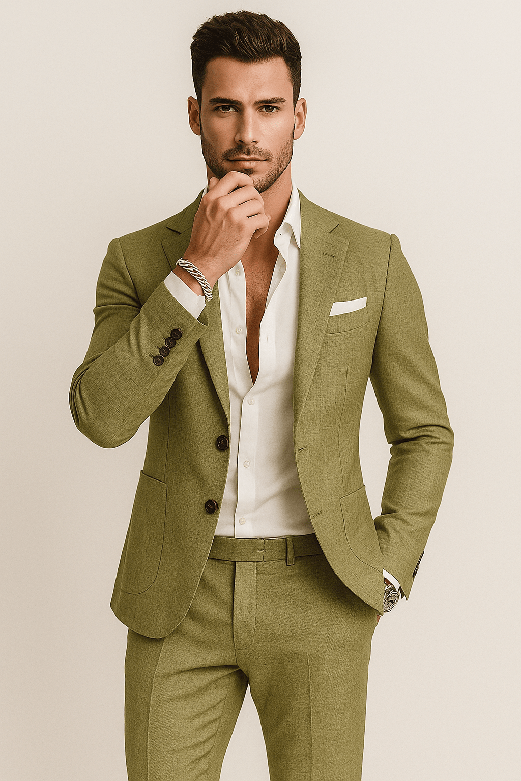 Primadon Herrenanzüge Zeno eleganter Anzug für Herren Sommer