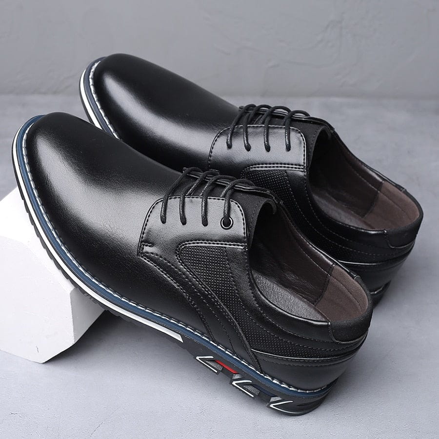 Primadon Herrenanzugschuhe Schwarz / 38 Aurel | Elegante Anzugschuhe für Herren Bequem Schwarz