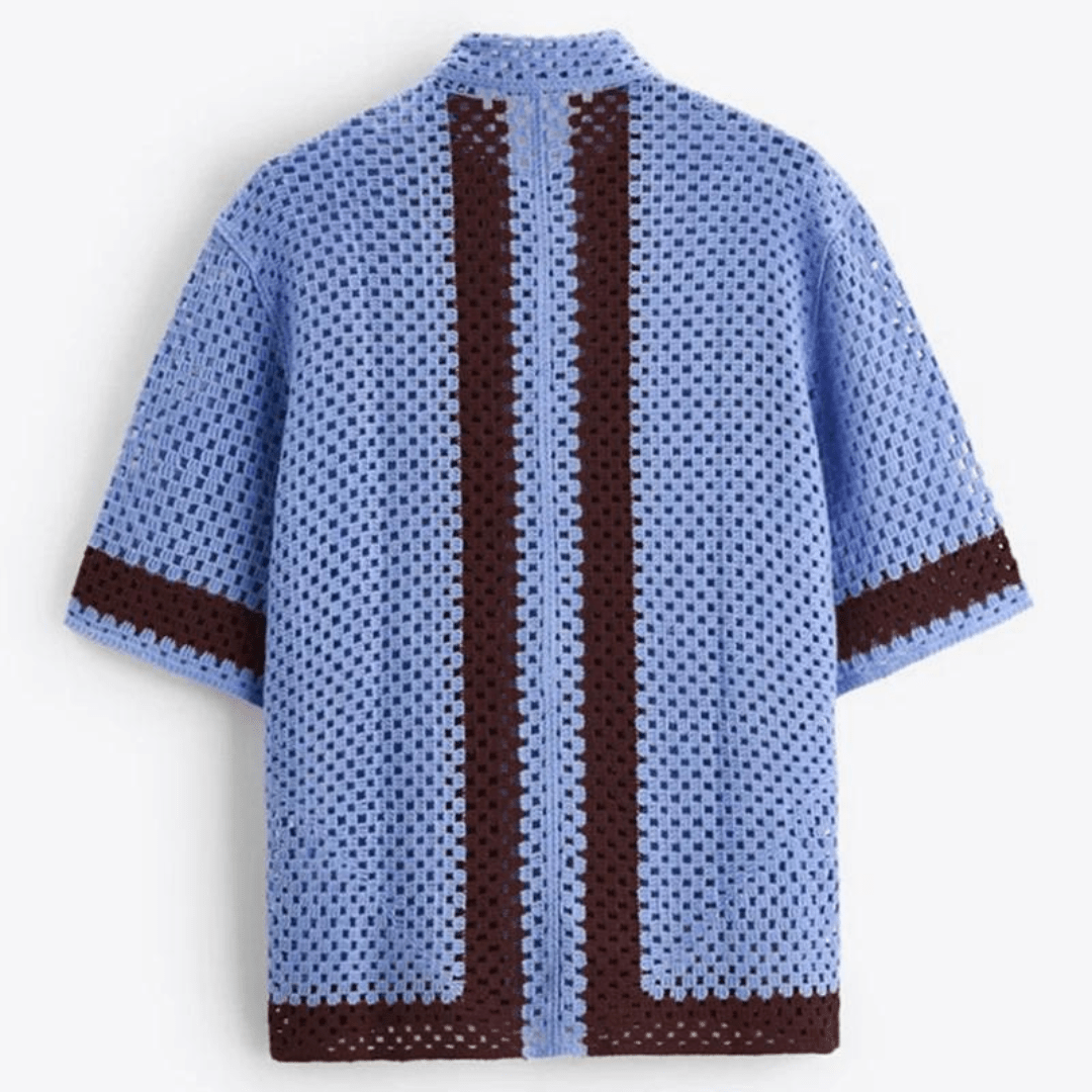 Primadon Herrenbekleidung Henrik | elegantes Strickhemd für Herren Baumwolle