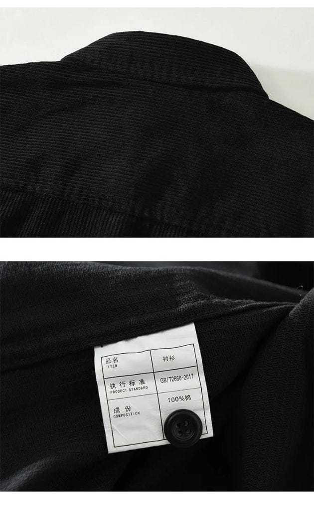 Primadon Herrenbekleidung Klassisches Langarmhemd für Herren Vintage Stil Baumwollmischung ganzjährig