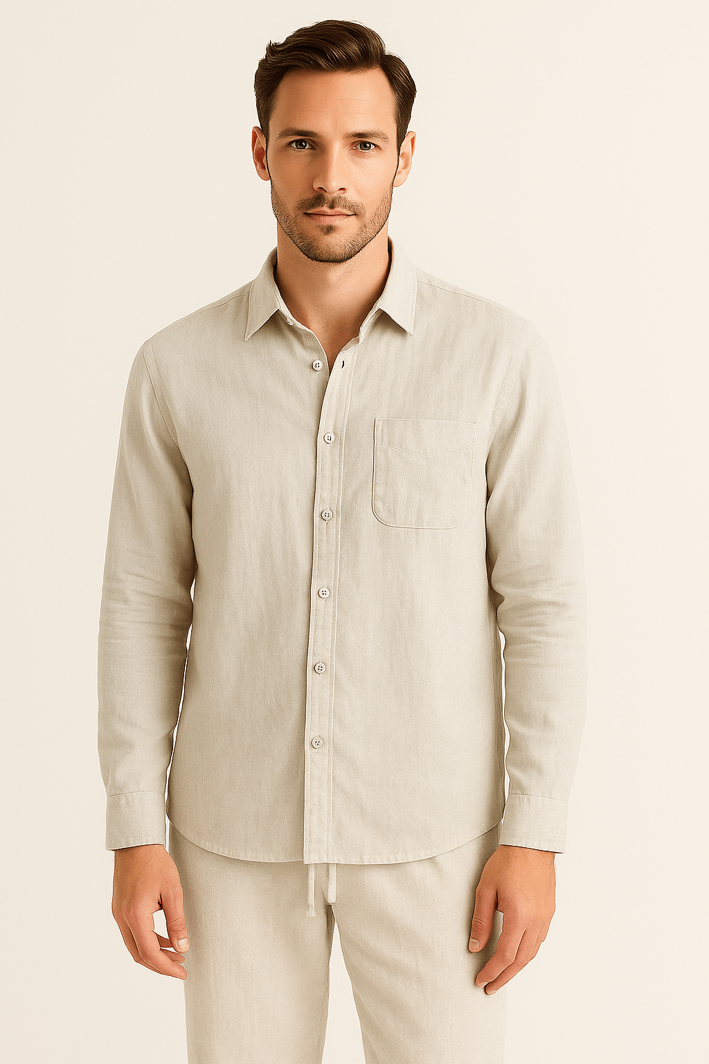 Primadon Herrenbekleidung Nils | elegantes Leinen Set für Herren Sommer