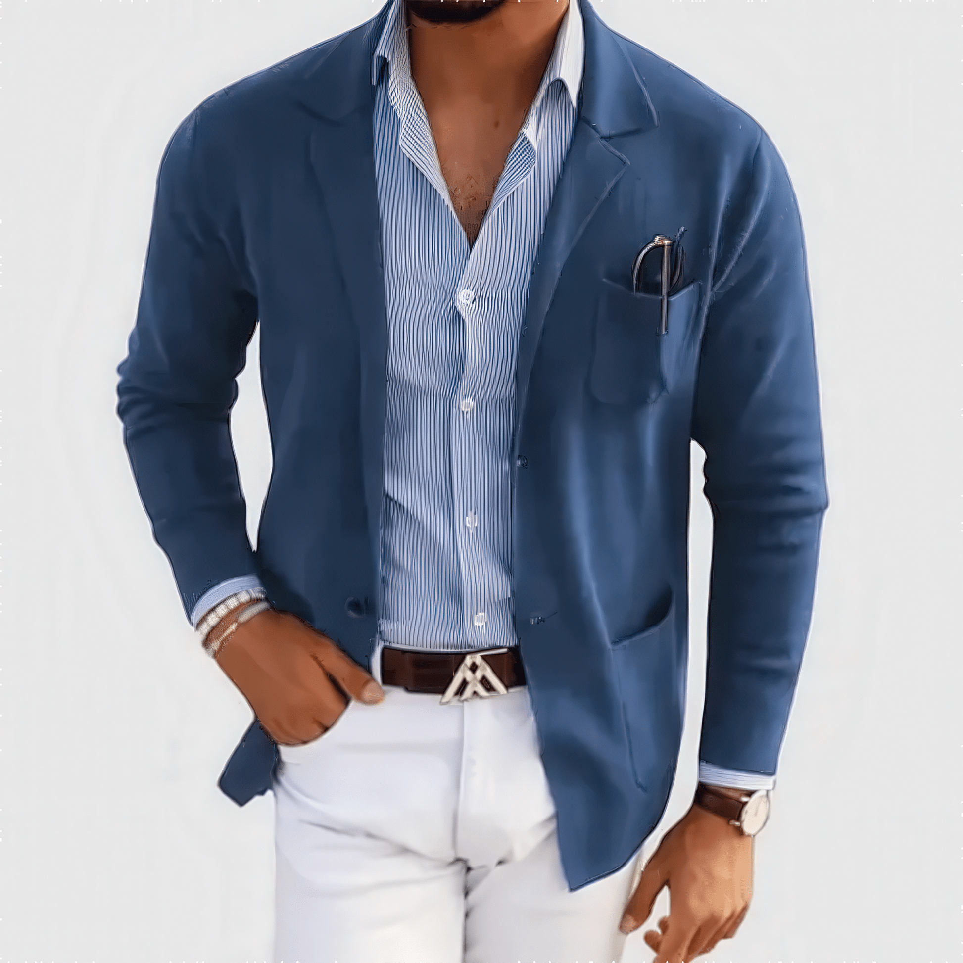 Primadon Herrenblazer Blau / S Mason | eleganter Blazer für Herren Übergang