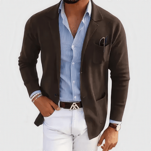 Primadon Herrenblazer Braun / S Mason | eleganter Blazer für Herren Übergang