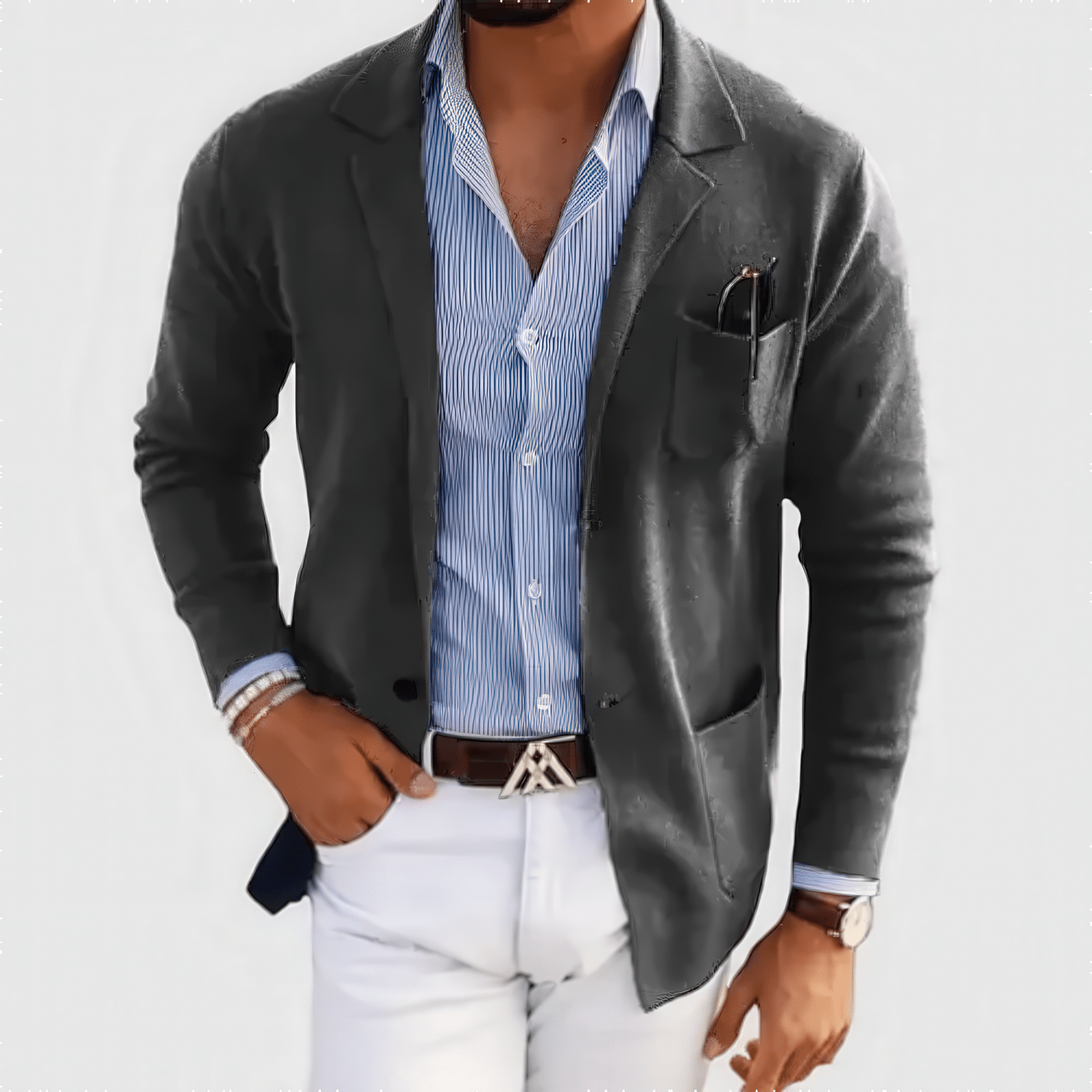 Primadon Herrenblazer Dunkel Grau / S Mason | eleganter Blazer für Herren Übergang