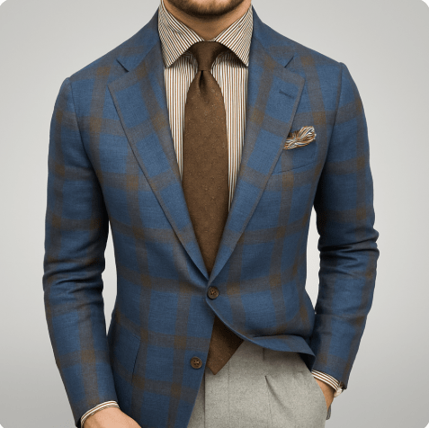 Primadon Herrenblazer Dunkelblau / S Nikolaj taillierter Blazer für Herren leicht