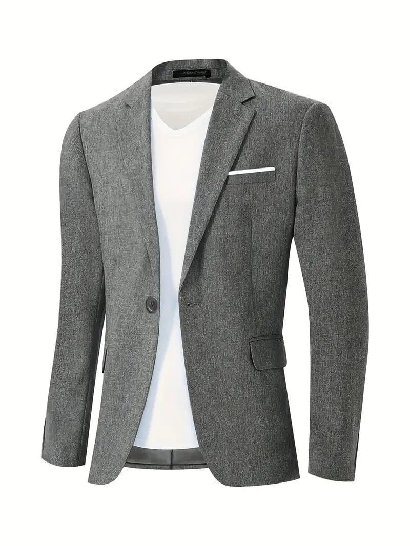 Primadon Herrenblazer Grau / XS Felix | Eleganter Blazer für Herren Vintage Stil