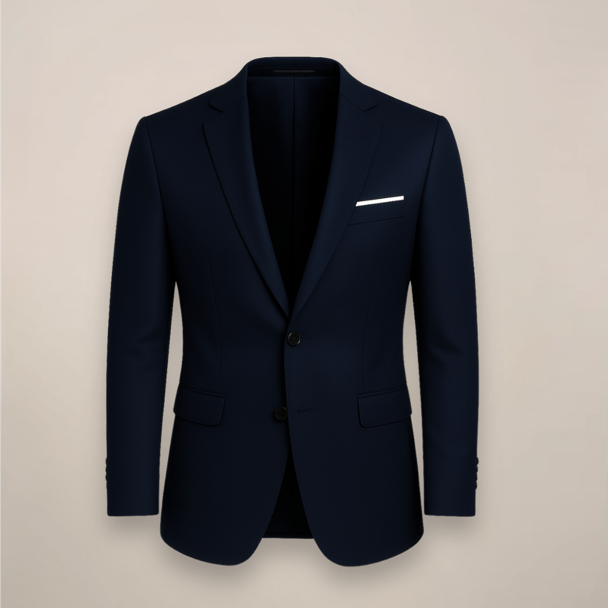 Primadon Herrenblazer Marine / Klein Max | Eleganter Slim Fit Blazer für Herren ganzjährig