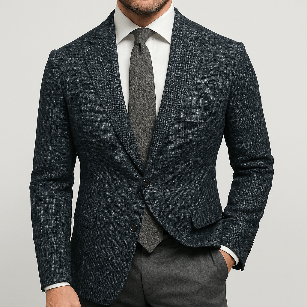 Primadon Herrenblazer Schwarz / S Nikolaj taillierter Blazer für Herren leicht