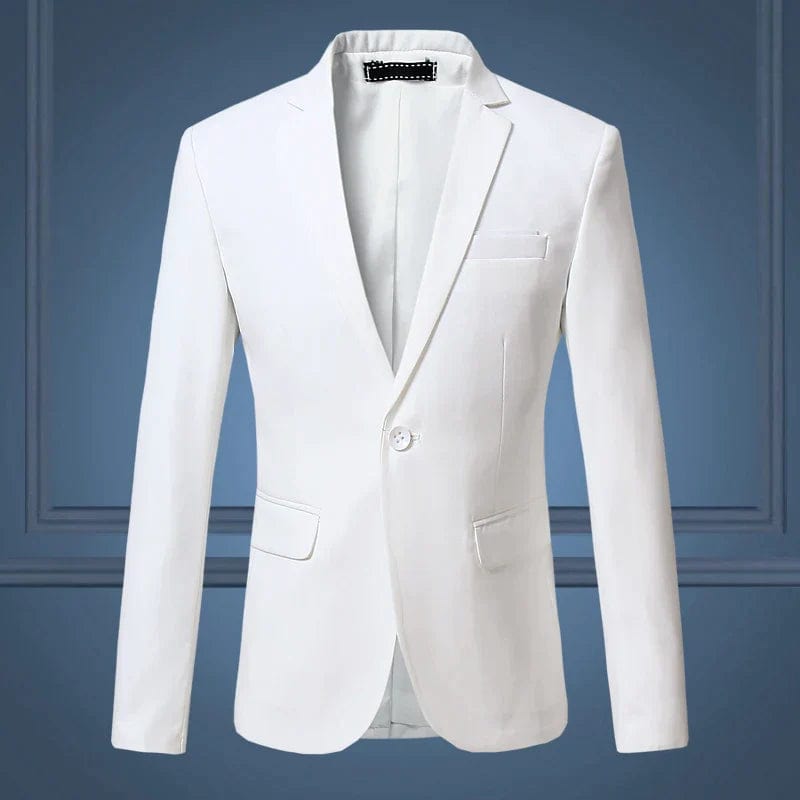 Primadon Herrenblazer Weiß / XS Max | Eleganter Blazer für Herren klassisch