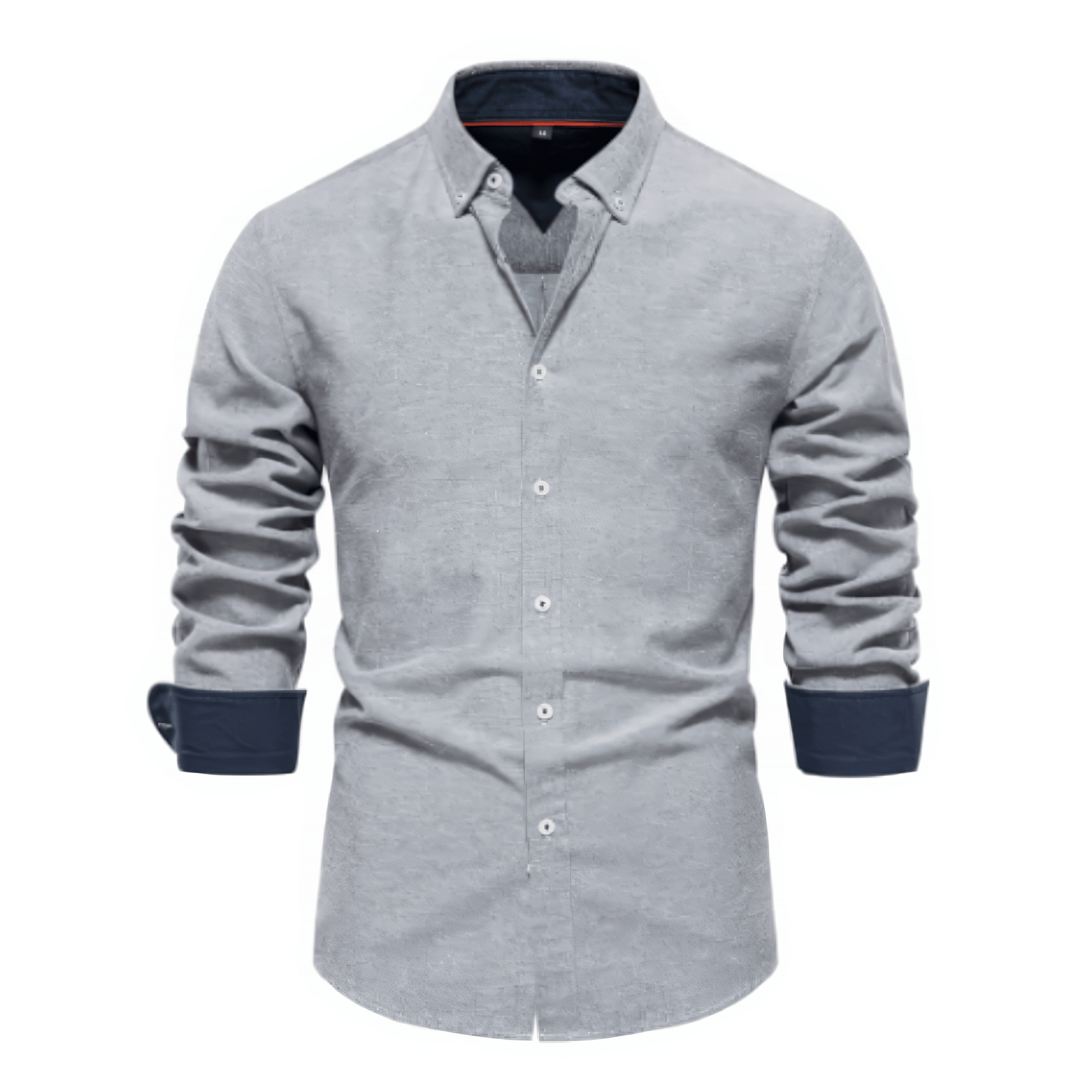 Primadon Herrenhemden Grau / XS Adrian | elegantes Langarmhemd für Herren sommer