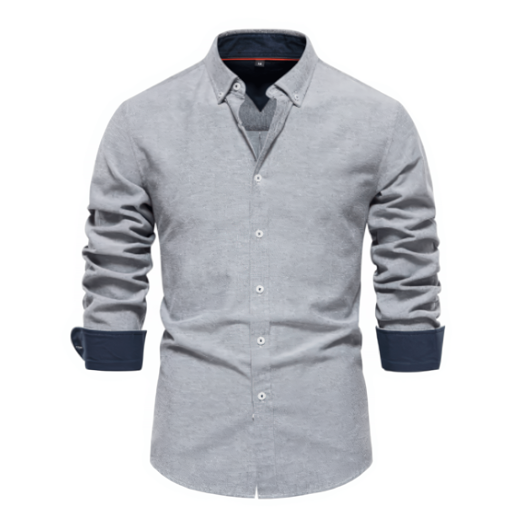 Primadon Herrenhemden Grau / XS Adrian | elegantes Langarmhemd für Herren sommer