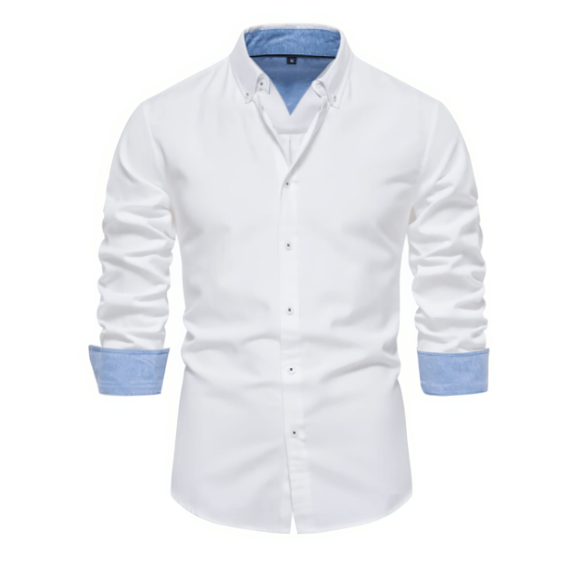 Primadon Herrenhemden Weiß / XS Adrian | elegantes Langarmhemd für Herren sommer