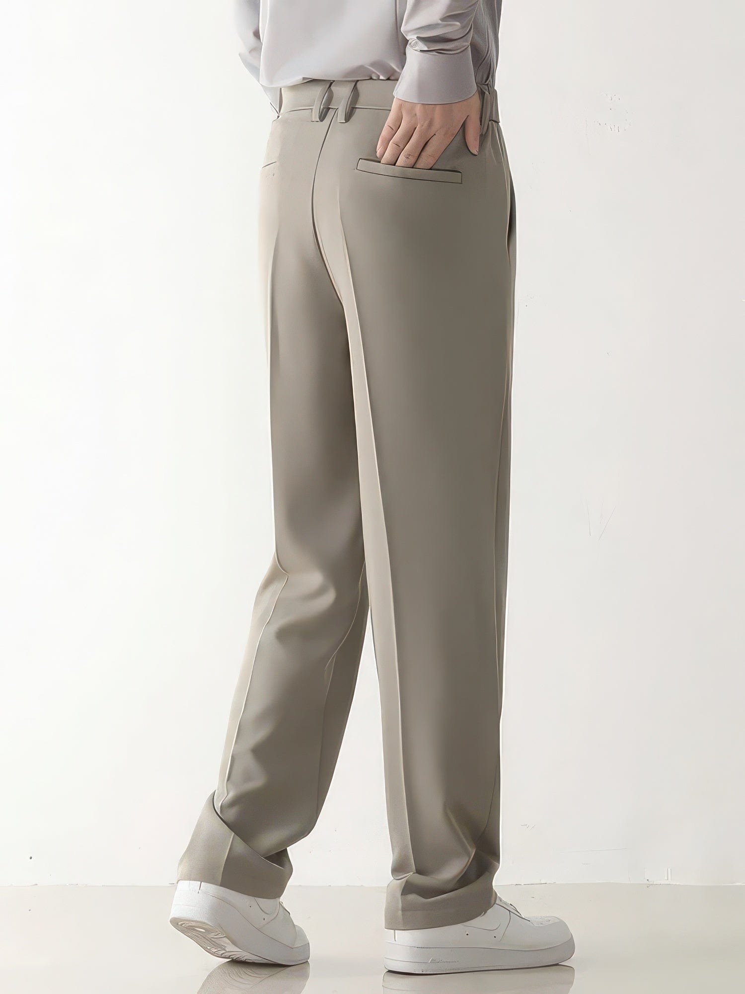 Primadon Herrenhosen Dario elegante Anzughose für Herren tailliert Straight Leg