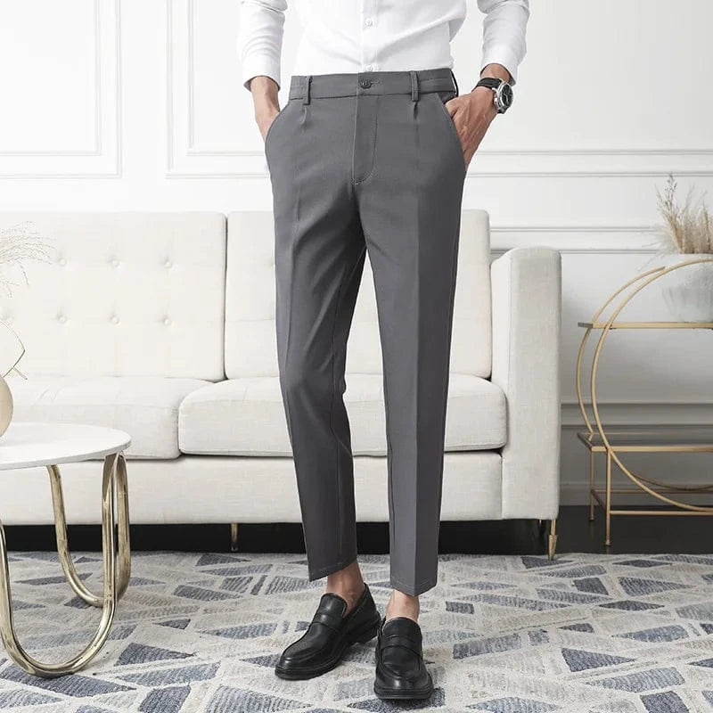 Primadon Herrenhosen Dunkelgrau / 28 Nicolei | elegante Slim-Fit-Hose für Herren Denim