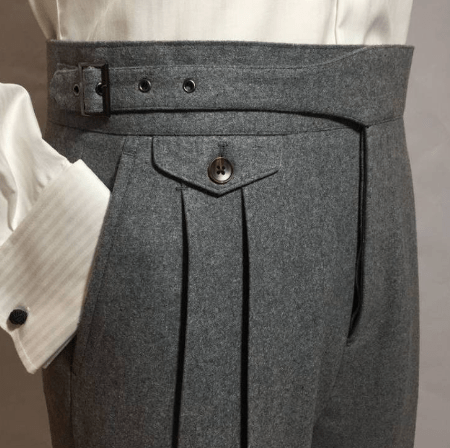 Primadon Herrenhosen Grau / S Thiago | elegante Stoffhose für Herren Slim Fit