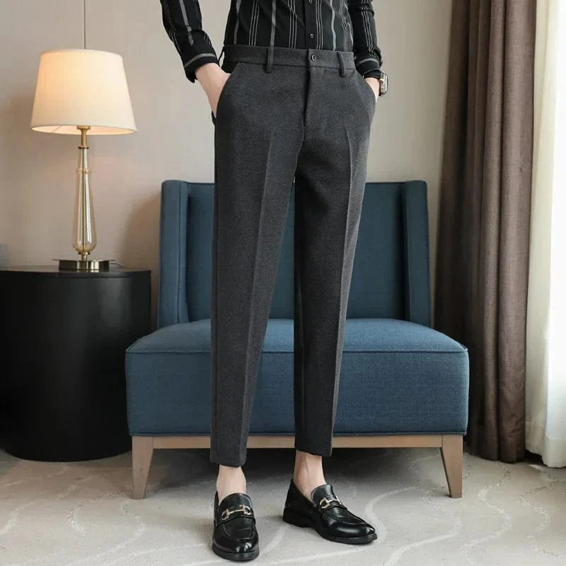 Primadon Herrenhosen Mika | elegante Slim-Fit-Hose für Herren Herbst