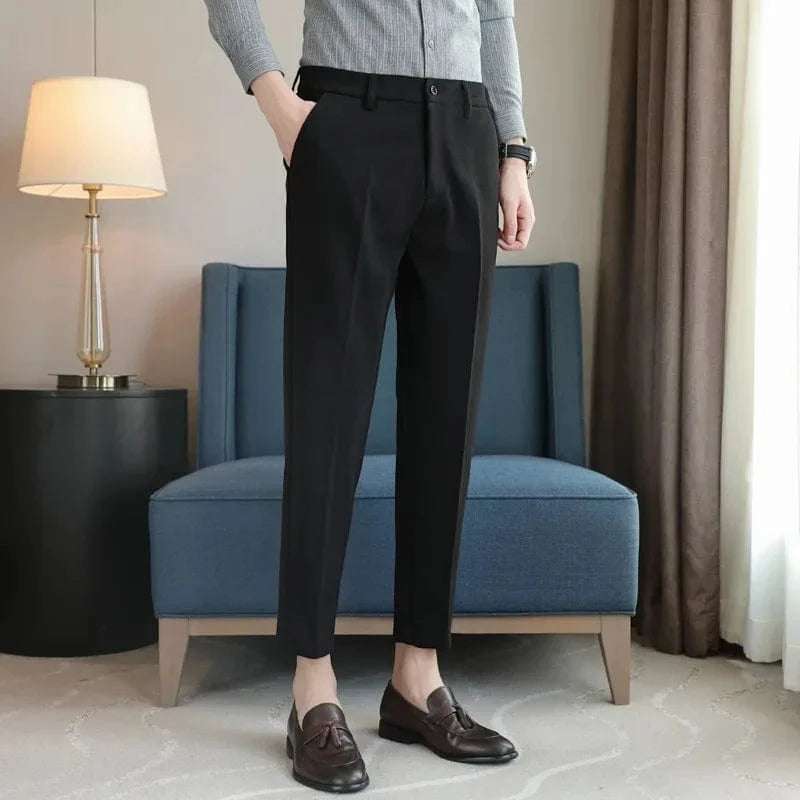 Primadon Herrenhosen Mika | elegante Slim-Fit-Hose für Herren Herbst