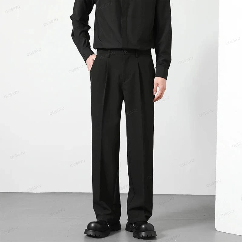 Primadon Herrenhosen Schwarz / S Oussyu | elegante Herrenhose für Herren Regular Fit