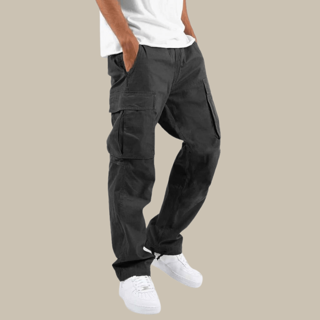 Primadon Herrenhosen Schwarz / S Tristan | Flexible Cargohose für Männer Atmungsaktiv