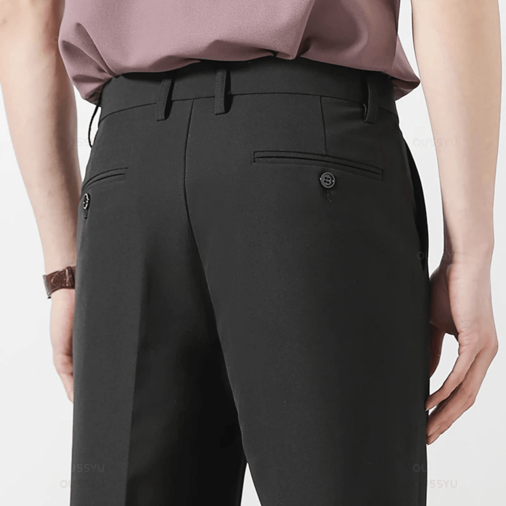 Primadon Herrenhosen Tilo | elegante Anzughose für Herren Slim Fit Sommer