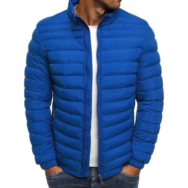 Primadon Herrenjacken Blau / S Leichte Übergangsjacke für Herren atmungsaktiv mit Stehkragen vielseitig ideal für Alltag