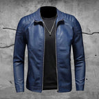 Primadon Herrenjacken Blau / XS Leon | Elegante Bikerjacke für Herren Atmungsaktiv