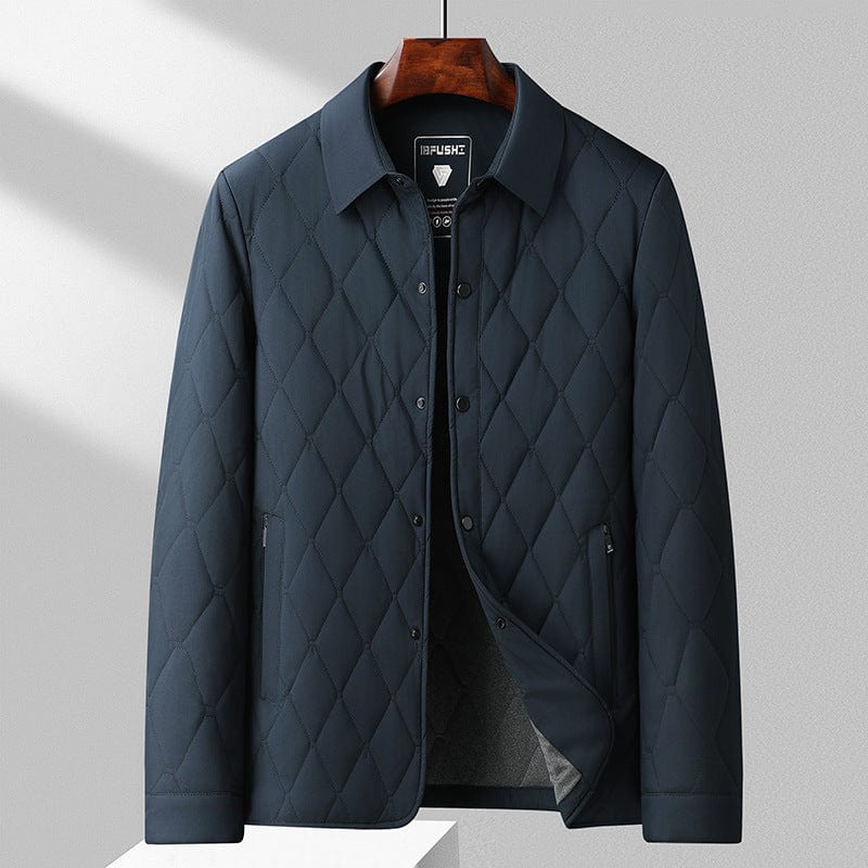 Primadon Herrenjacken Dunkelblau / S Leon | Lässige Steppjacke für Herren Winter