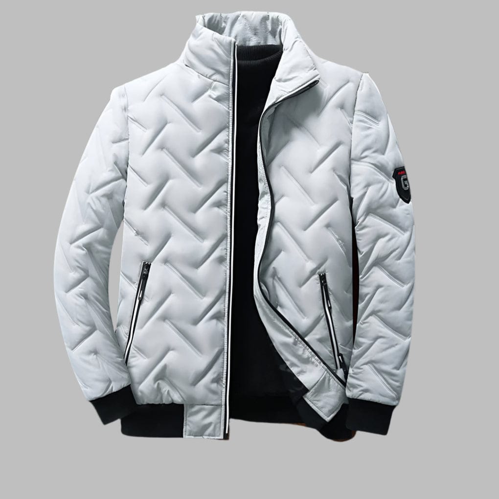 Primadon Herrenjacken Grau / S Modische Windjacke für Herren leicht atmungsaktiv Herbst Übergang