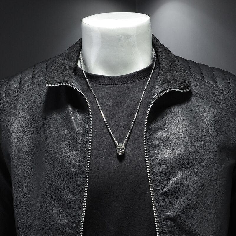 Primadon Herrenjacken Leon | Elegante Bikerjacke für Herren Atmungsaktiv