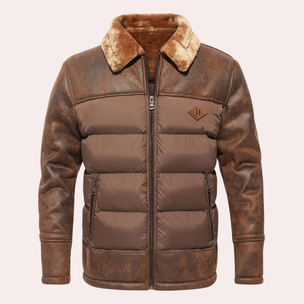Primadon Herrenjacken Leon | Stylische Steppjacke für Herren Winter
