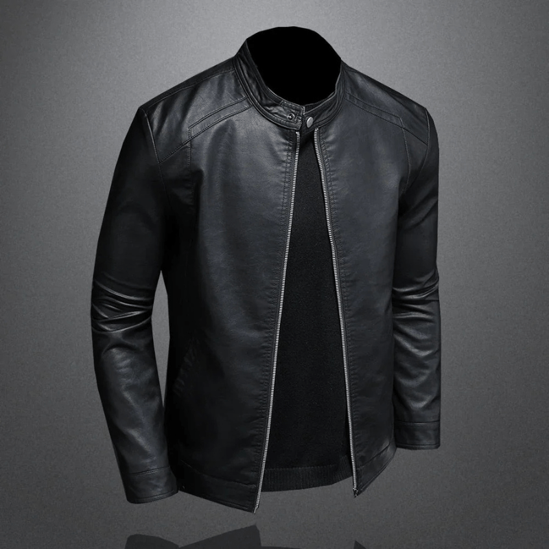 Primadon Herrenjacken Leon | Wasserdichte Bikerjacke für Herren Slim Fit