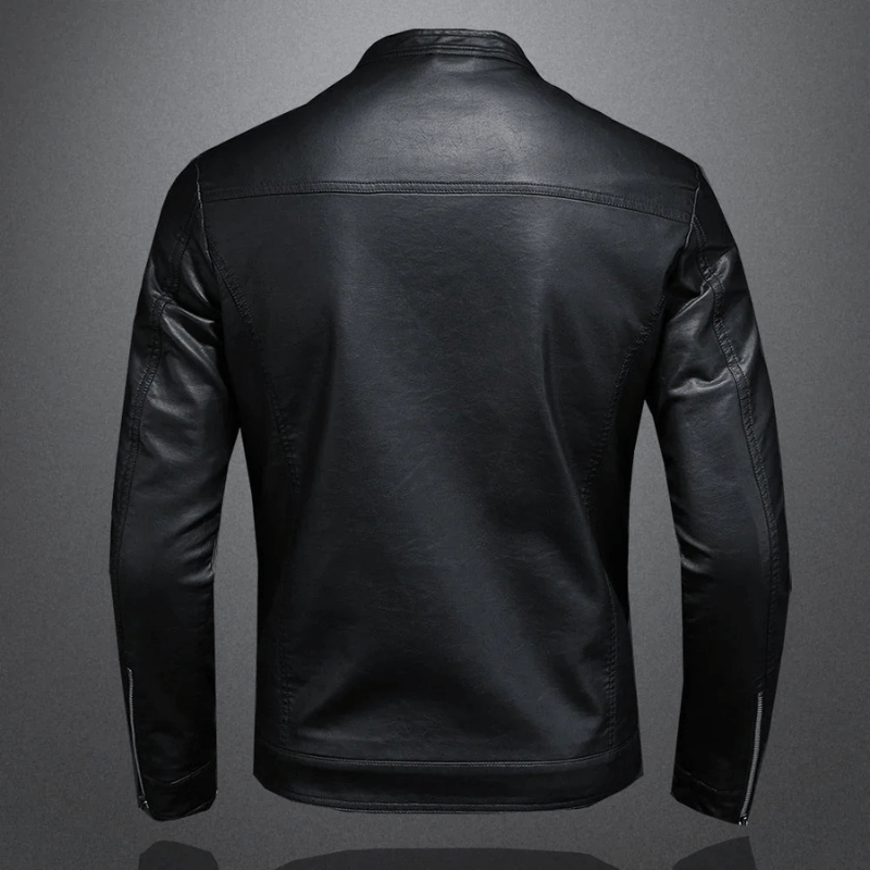 Primadon Herrenjacken Leon | Wasserdichte Bikerjacke für Herren Slim Fit