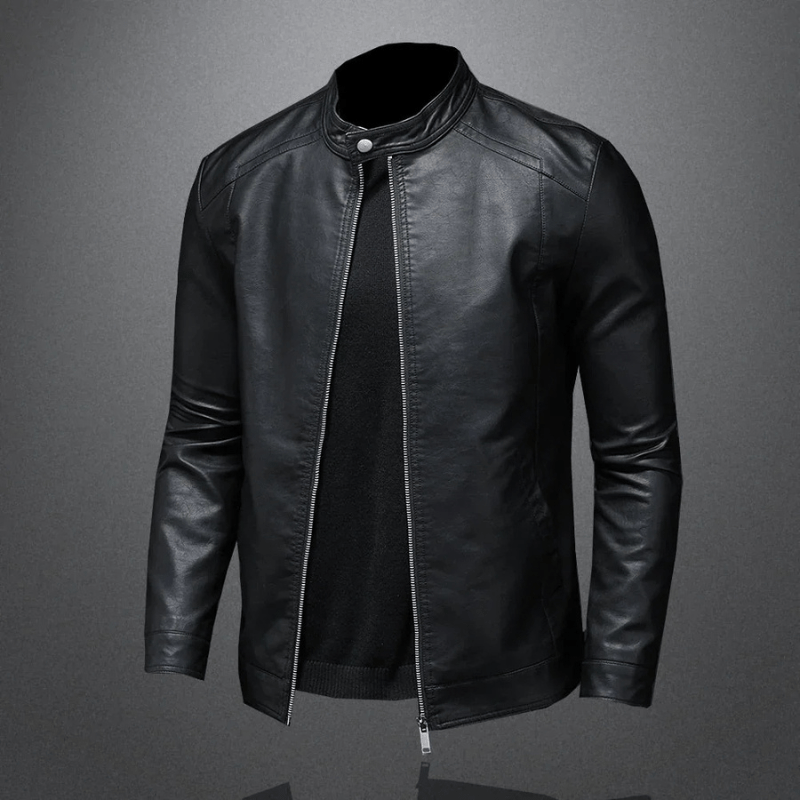 Primadon Herrenjacken Leon | Wasserdichte Bikerjacke für Herren Slim Fit