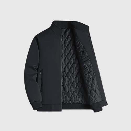 Primadon Herrenjacken Schwarz / S Leon | Lässige Steppjacke für Herren Winter