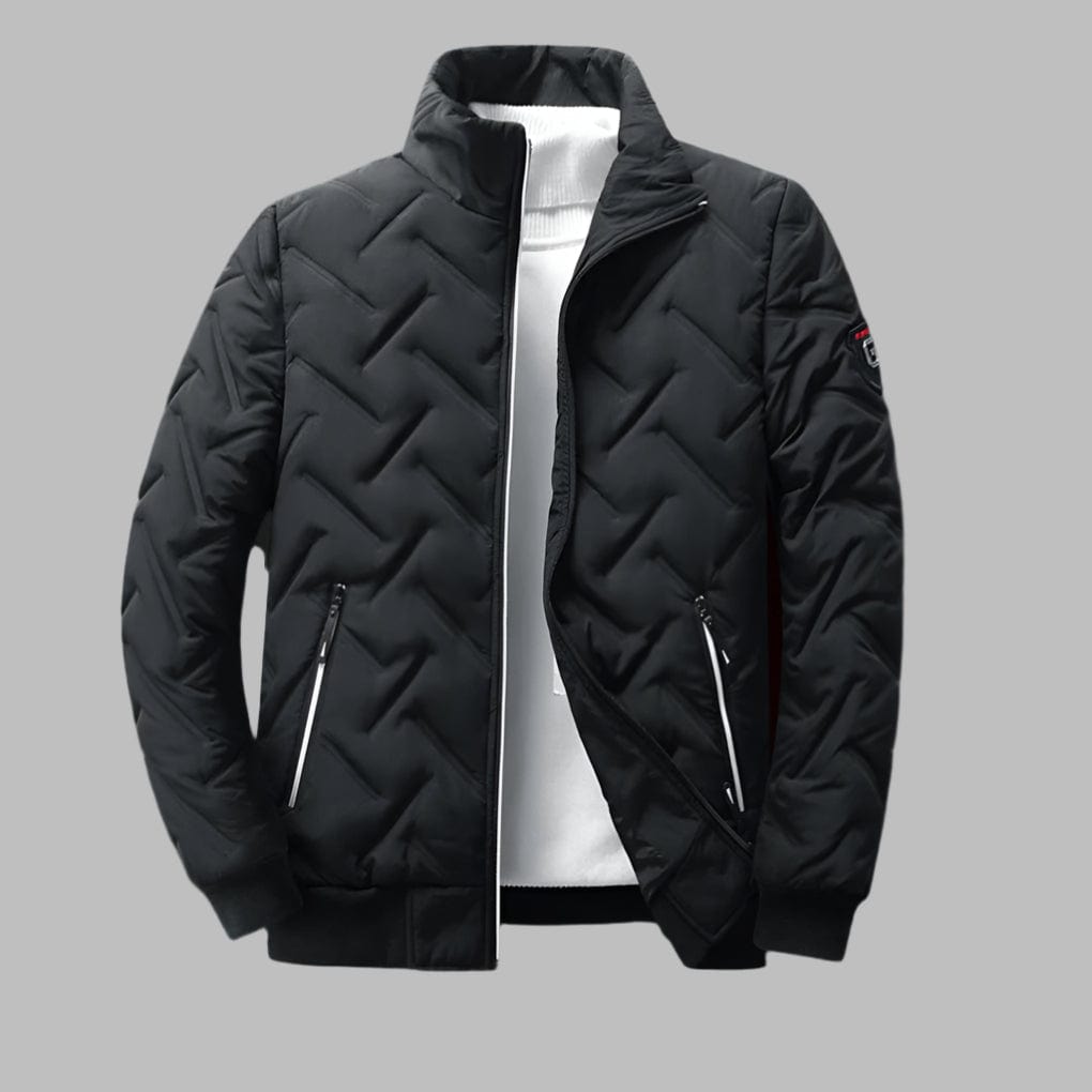 Primadon Herrenjacken Schwarz / S Modische Windjacke für Herren leicht atmungsaktiv Herbst Übergang