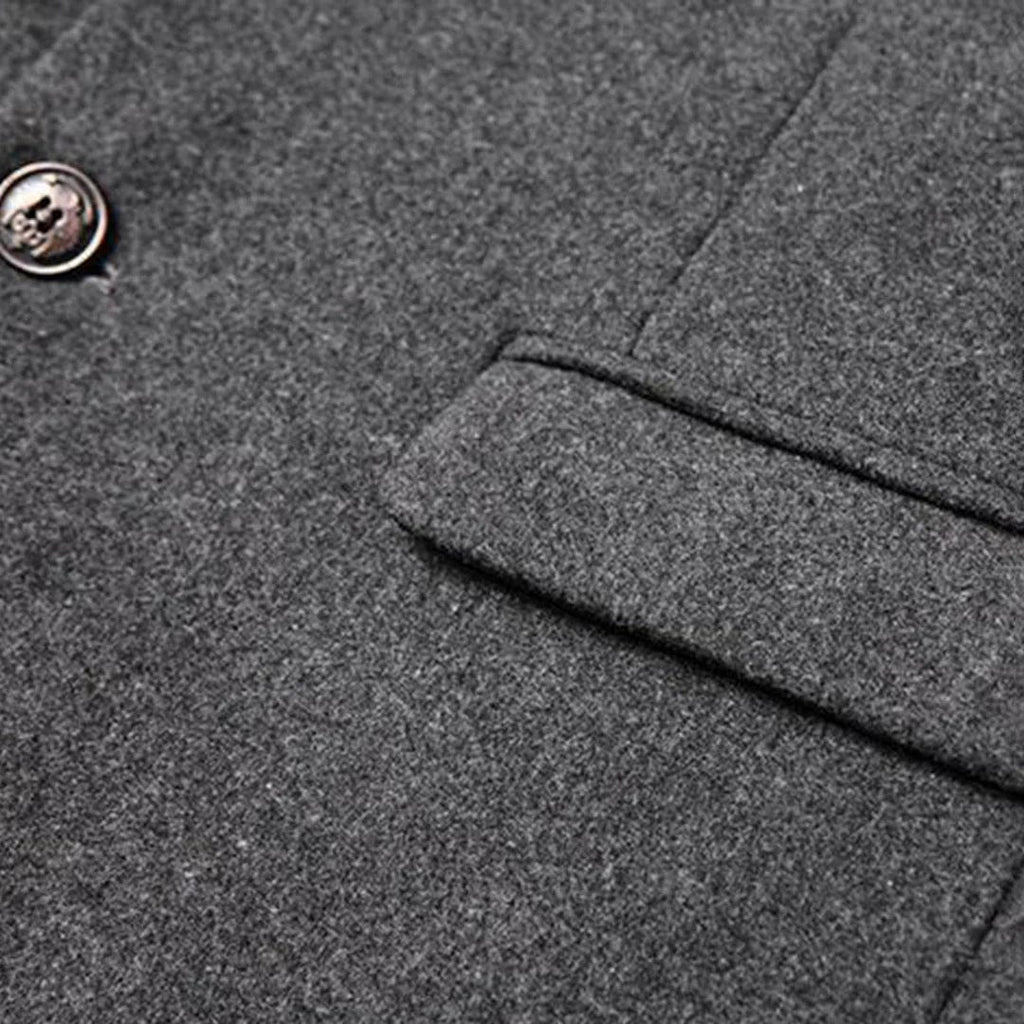 Primadon Herrenmäntel & -jacken Alexander | Eleganter Langer Mantel für Herren Schwarz Winter