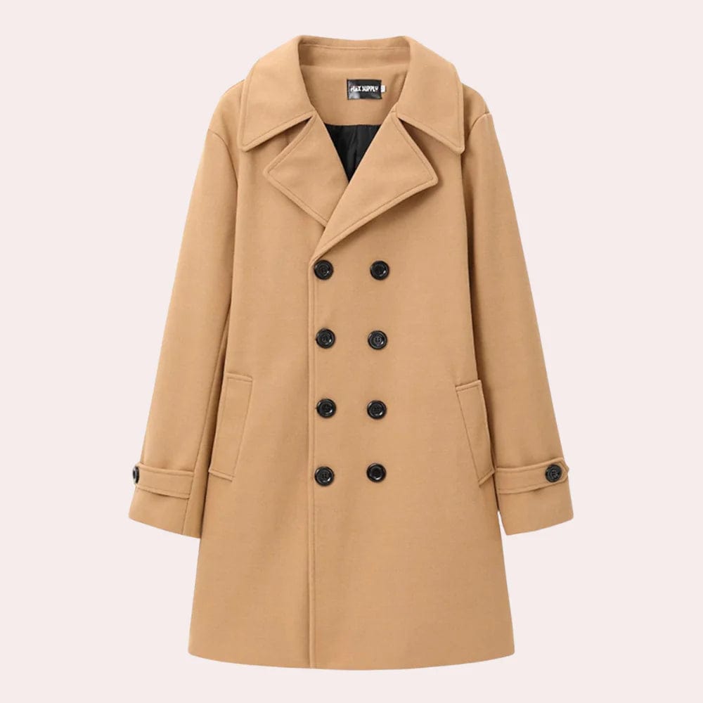 Primadon Herrenmäntel & -jacken Andrew | Eleganter Wollmantel für Herren Winter