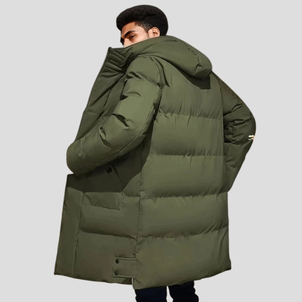 Primadon Herrenoberbekleidung Eleganter Herrenparka lang wasserabweisend für Winter Outdoor Nutzung