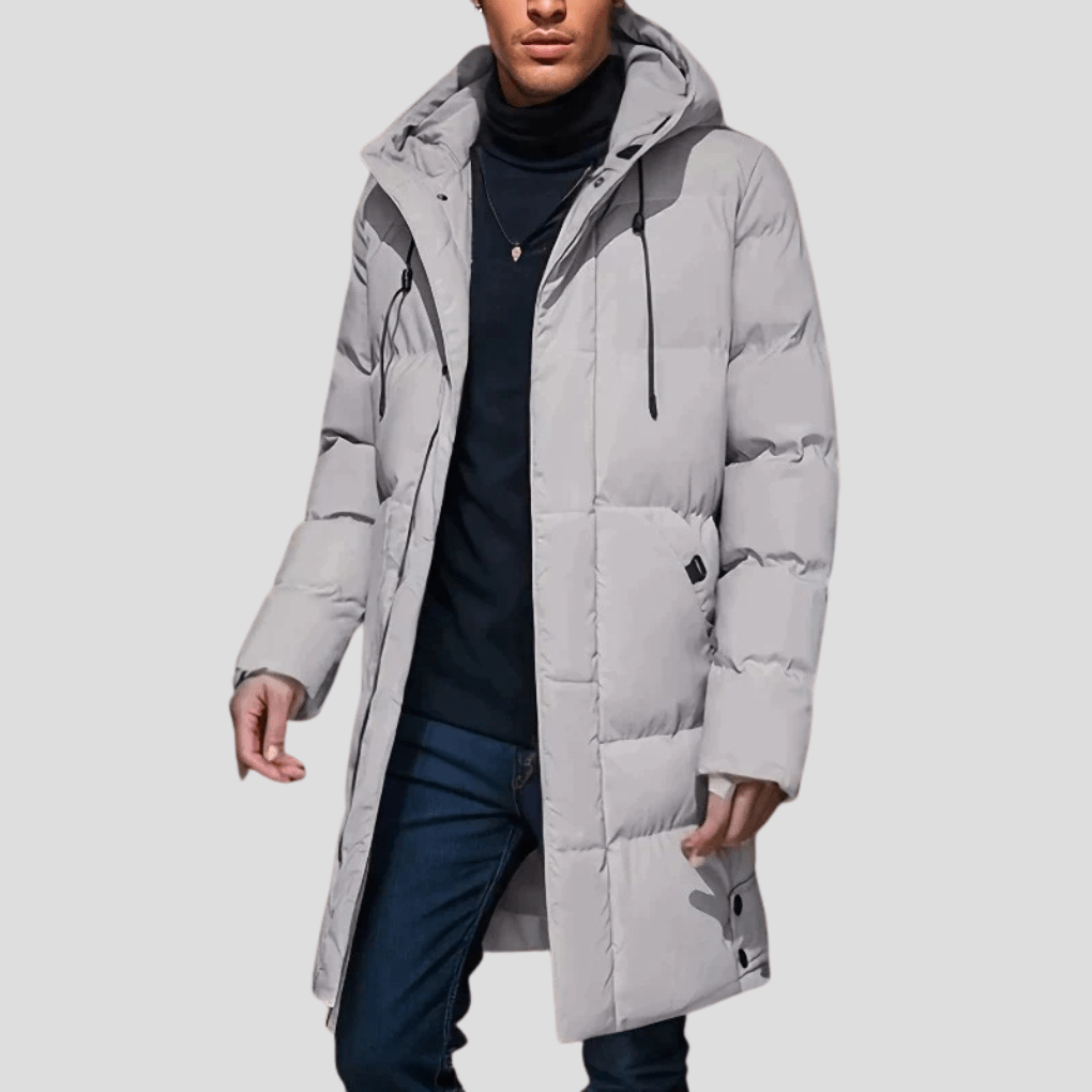 Primadon Herrenoberbekleidung Eleganter Herrenparka lang wasserabweisend für Winter Outdoor Nutzung