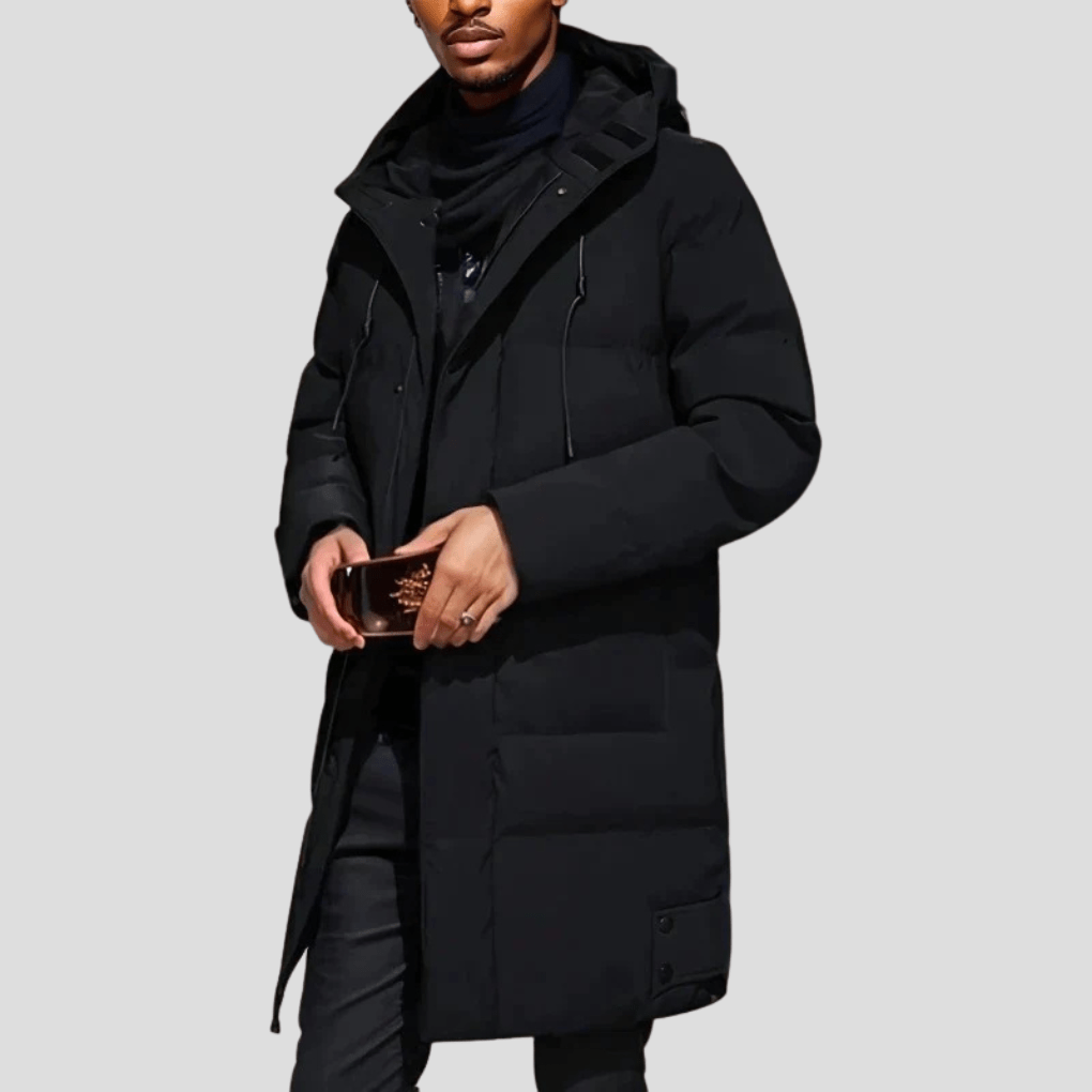 Primadon Herrenoberbekleidung Eleganter Herrenparka lang wasserabweisend für Winter Outdoor Nutzung