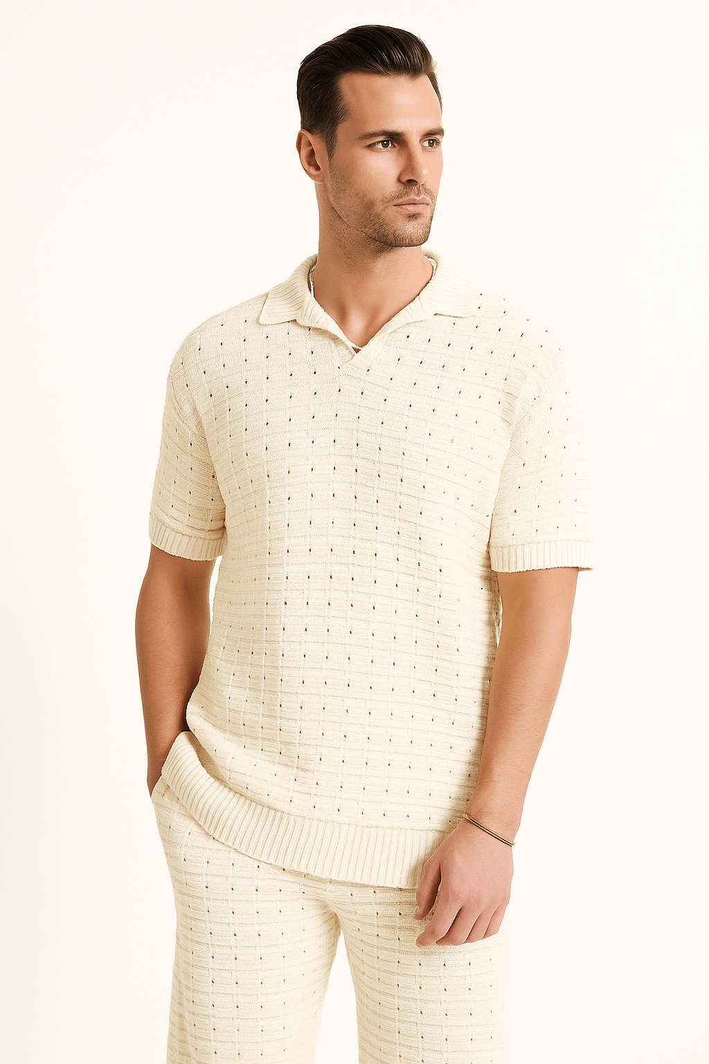 Primadon Herrenpullover & Strickjacken Leinen / XS Sano | atmungsaktives Strickshirt für Herren entspannt