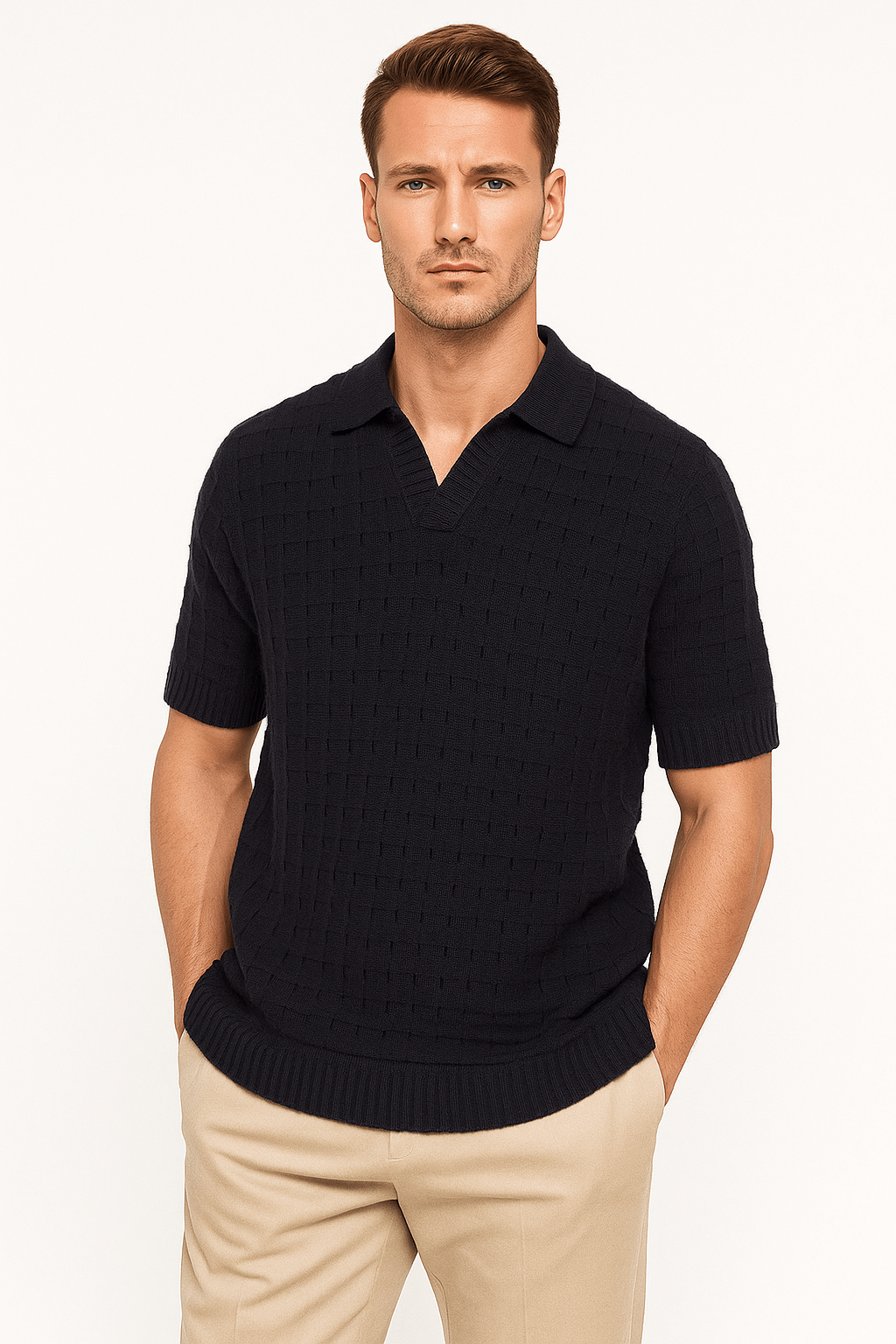 Primadon Herrenpullover & Strickjacken Schwarz / XS Sano | atmungsaktives Strickshirt für Herren entspannt