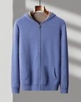 Primadon Hoodies Blau / S Atlas | Eleganter Cashmere-Woll-Hoodie für Herren