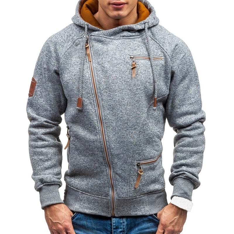 Primadon Hoodies Grau / XS Kajan | Bequemer Herren Hoodie aus Baumwollmix lässig