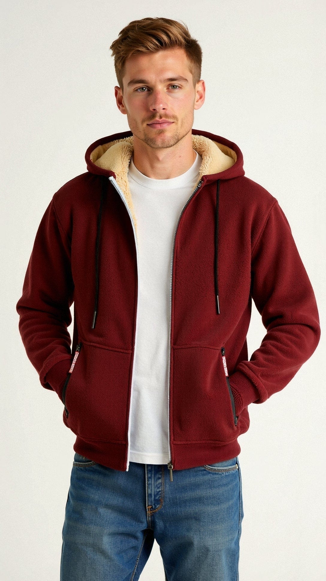 Primadon Hoodies Kristoffer | Gemütlicher Zip Hoodie für Herren gefüttert