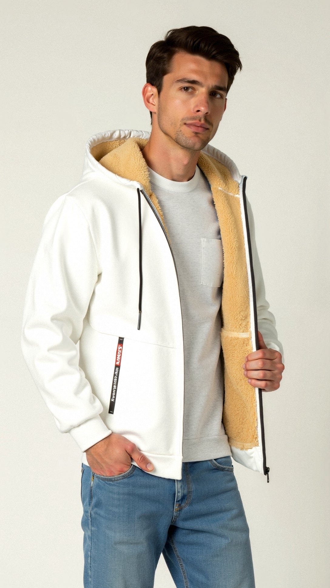 Primadon Hoodies Kristoffer | Gemütlicher Zip Hoodie für Herren gefüttert