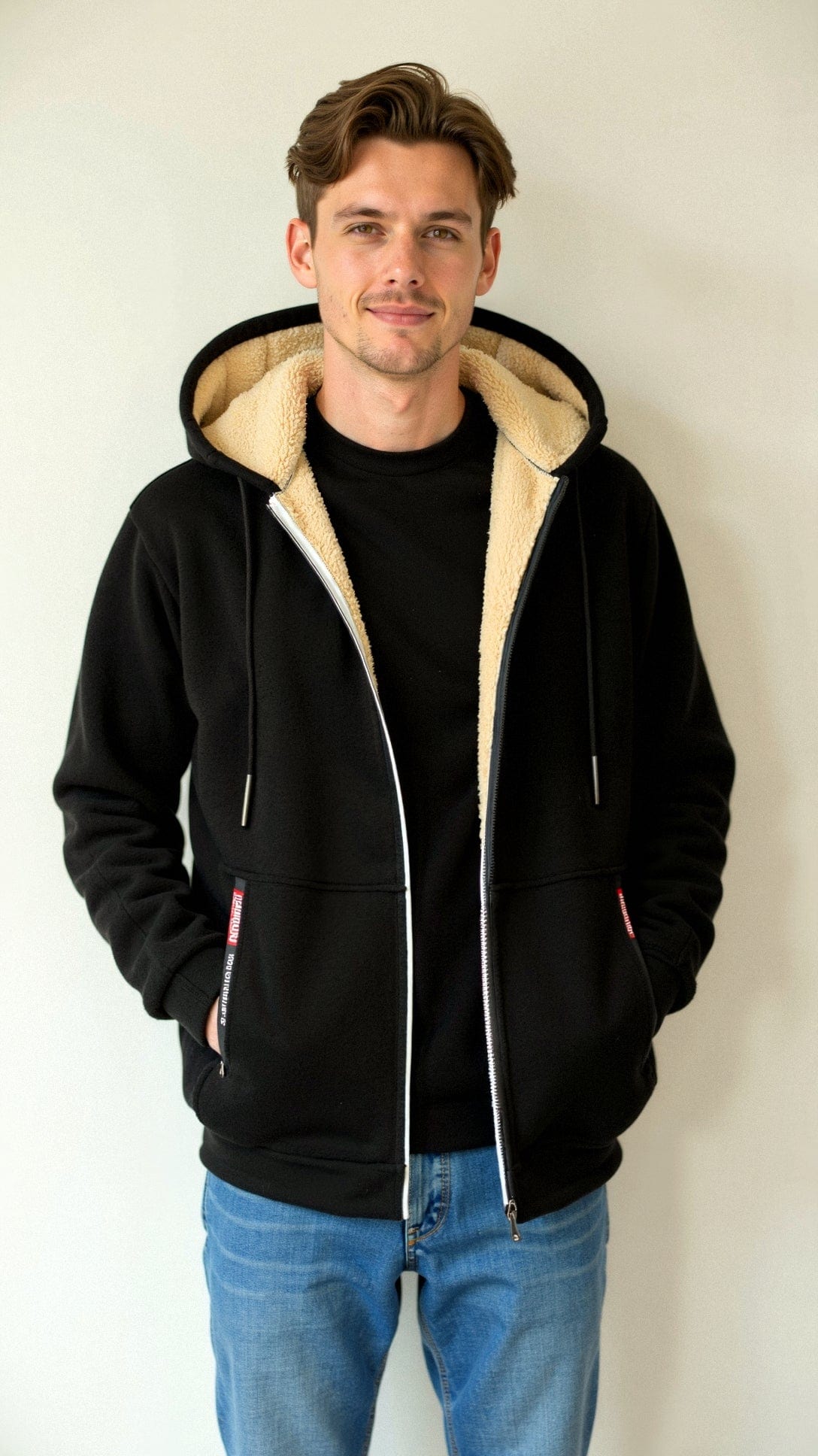 Primadon Hoodies Kristoffer | Gemütlicher Zip Hoodie für Herren gefüttert
