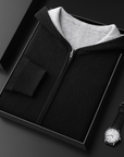 Primadon Hoodies Schwarz / S Atlas | Eleganter Cashmere-Woll-Hoodie für Herren