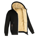 Primadon Hoodies Schwarz / S Kristoffer | Gemütlicher Zip Hoodie für Herren gefüttert